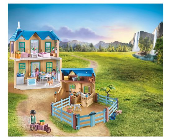 PLAYMOBIL 71351 Horses of Waterfall - Waterfall Ranch, construction toy