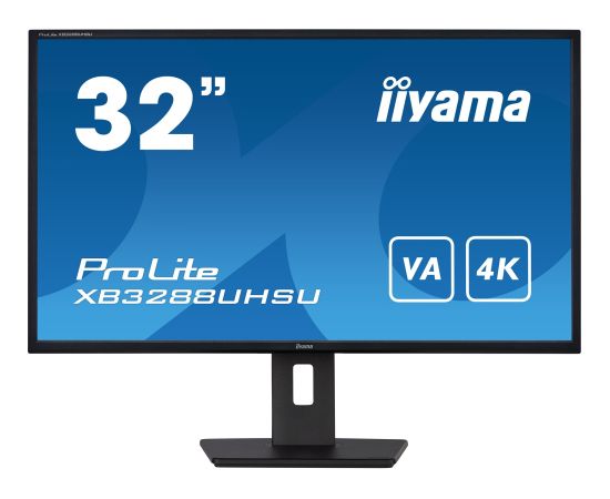 iiyama ProLite XB3288UHSU-B5, LED monitor - 31.5 - black, HDMI, DisplayPort