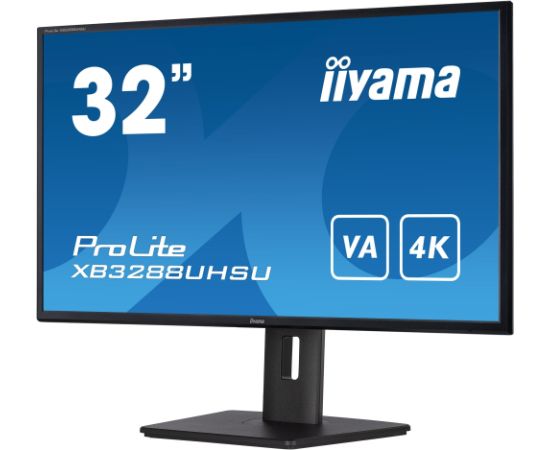iiyama ProLite XB3288UHSU-B5, LED monitor - 31.5 - black, HDMI, DisplayPort