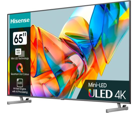 Hisense 65U6KQ, LED television - 65 -  anthracite, UltraHD/4K, triple tuner, HDR10, WLAN, LAN, Bluetooth