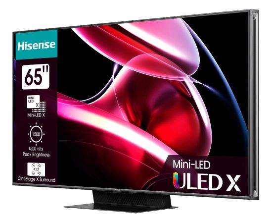 Hisense 65UXKQ, LED television - 65 -  black, UltraHD/4K, triple tuner, AMD Free-Sync, 120Hz panel