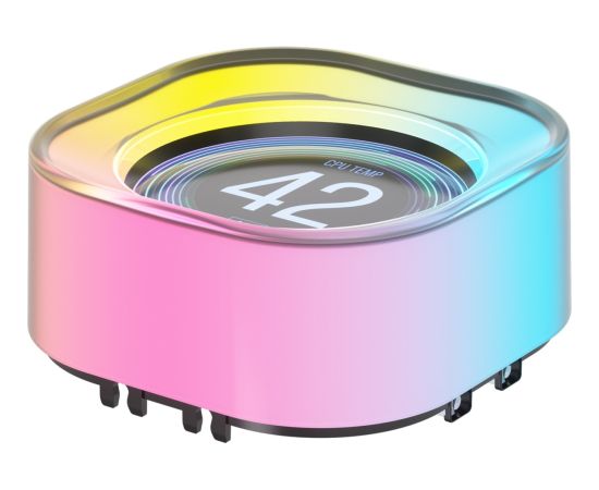 Corsair iCUE Link AIO LCD screen module, monitor (zero cm (zero inch), white, for iCUE Link AIO water cooling systems) Охлаждение процессора