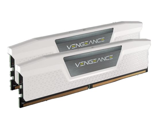 Corsair DDR5 - 32GB - 5600 - CL - 40 (2x 16 GB) dual kit, RAM (white, CMK32GX5M2B5600C40W, Vengeance, INTEL XMP)