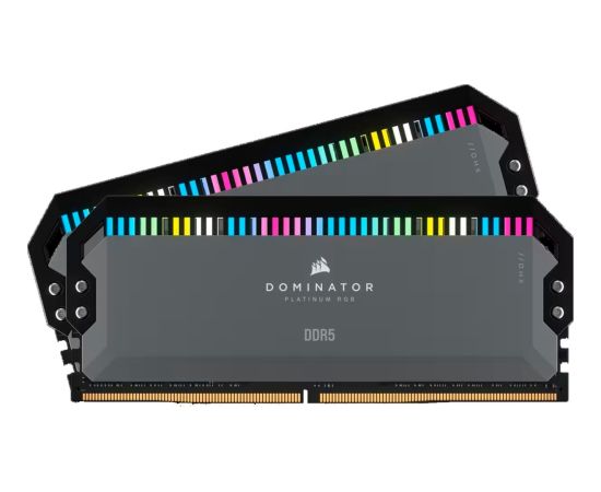 Corsair DDR5 - 32GB - 6000 - CL - 30  (2x 16 GB) dual kit, RAM (black, CMT32GX5M2B6000Z30K, Dominator Platinium, AMD EXPO)