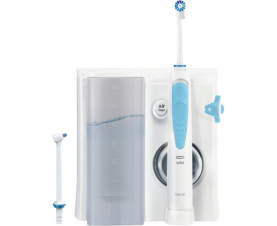 Braun Oral-B OxyJet cleaning system - oral irrigator, oral care (white/blue)