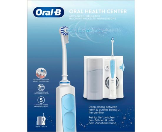 Braun Oral-B OxyJet cleaning system - oral irrigator, oral care (white/blue)