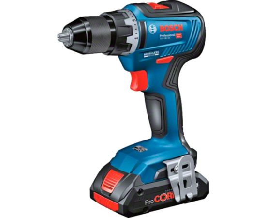 Bosch combination set GSR 18V-55 + GDX 18V-200 + GBH 18V-22, tool set (blue, 3x battery ProCORE18V 4.0Ah, tool bag)