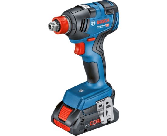 Bosch combination set GSR 18V-55 + GDX 18V-200 + GBH 18V-22, tool set (blue, 3x battery ProCORE18V 4.0Ah, tool bag)