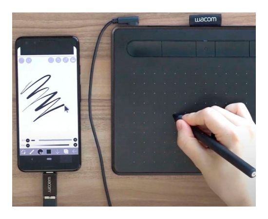 Wacom Intuos S with Bluetooth, graphics tablet (black, Manga Edition)