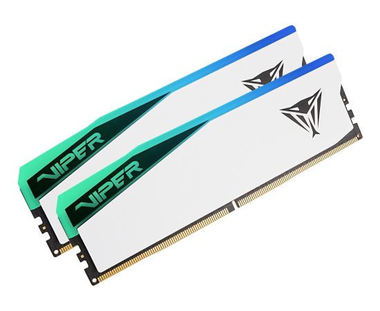 Patriot DDR5 - 48GB -6000 - CL - 42 (2x 24 GB) dual kit, RAM (white, PVER548G60C42KW, Viper Elite 5 RGB, INTEL XMP, AMD EXPO)