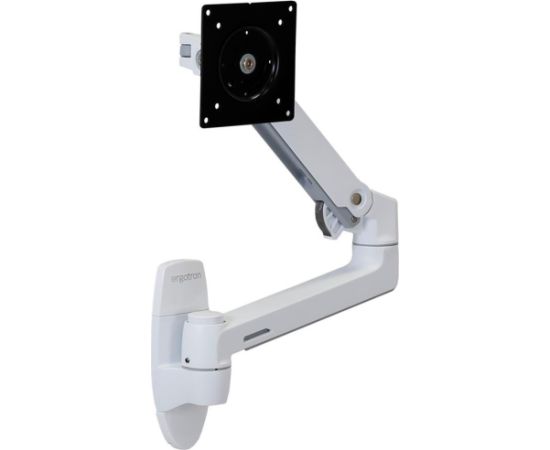 Ergotron LX monitor arm, monitor holder (white)