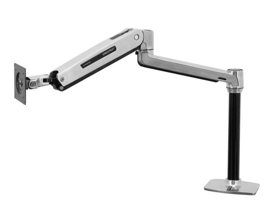 Ergotron LX monitor arm stand-up seat, monitor holder (aluminum)