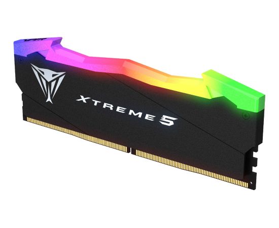 Patriot DDR5 - 32GB - 7600 - CL - 36 (2x 16 GB) dual kit, RAM (black, PVXR532G76C36K, Viper Xtreme5 RGB, INTEL XMP)