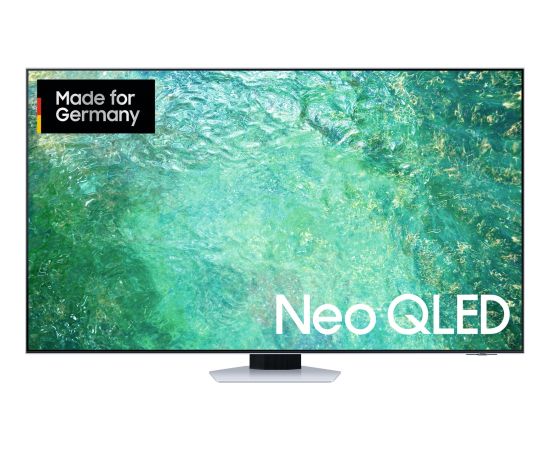 SAMSUNG Neo QLED GQ-85QN85C, QLED television - 85 - silver, UltraHD/4K, HDR, twin tuner, mini LED, 120Hz panel