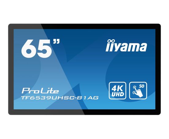 iiyama TF6539UHSC-B1AG, Public Display (black, UltraHD/4K, IPS, speakers)