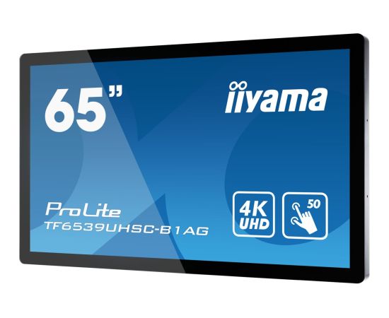 iiyama TF6539UHSC-B1AG, Public Display (black, UltraHD/4K, IPS, speakers)