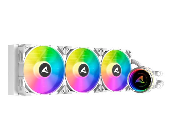 Sharkoon S90 RGB White AIO 360mm, water cooling (white)