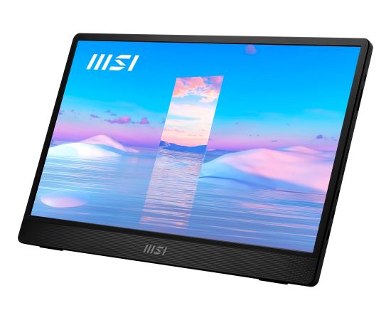 MSI PRO MP161DE, LED monitor - 15.6 - black, FullHD, Adaptive-Sync technology, USB-C