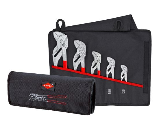 KNIPEX pliers wrench set 00 19 55 S4, pliers set (red, 5 pieces)