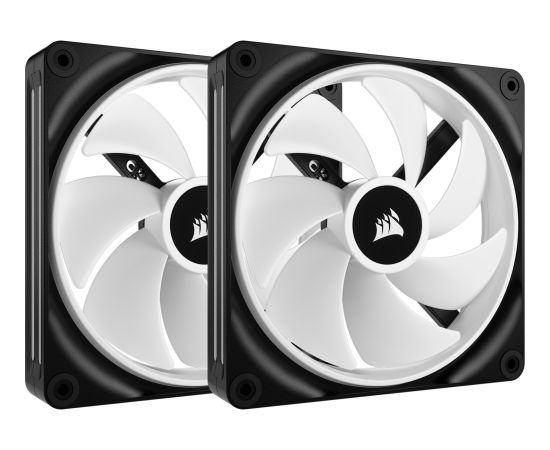 Corsair iCUE LINK QX140 RGB 140mm PWM Fan Case Fan (Black Starter Kit) Korpusu dzesēšana