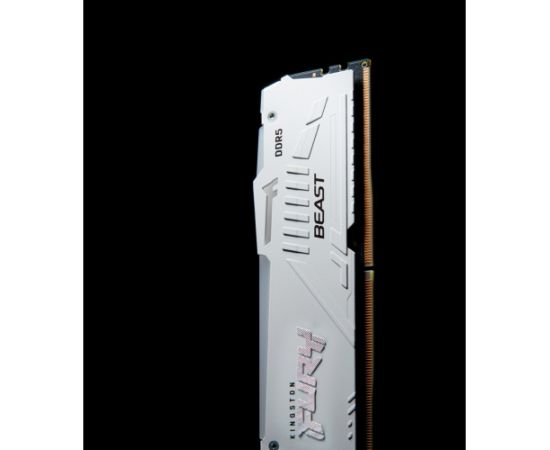 Kingston FURY DDR5 - 64GB -6000 - CL - 36 (2x 32 GB) dual kit, RAM (white, KF560C36BWEAK2-64, Beast RGB, INTEL XMP, AMD EXPO)