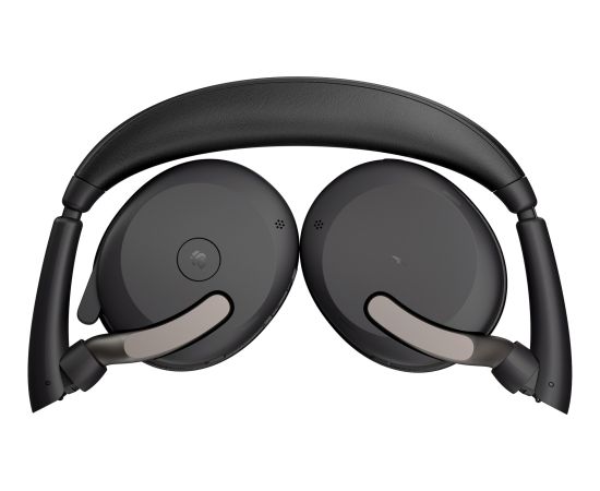 Jabra Evolve2 65 Flex Duo WLC, with charging pad, headset (black, stereo, Microsoft Teams, USB-A, Link380a)