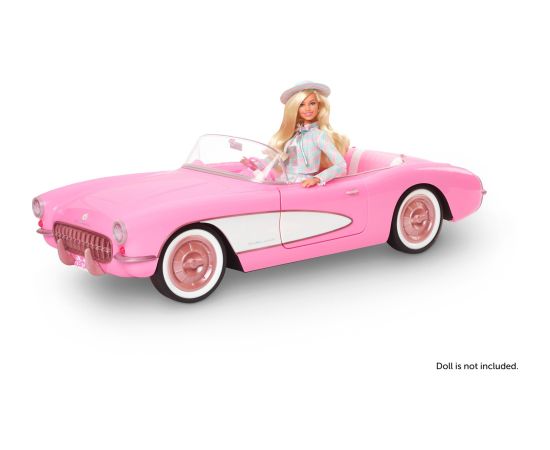Bārbijas automašīna, rozā Corvette kabriolets (HPK02)