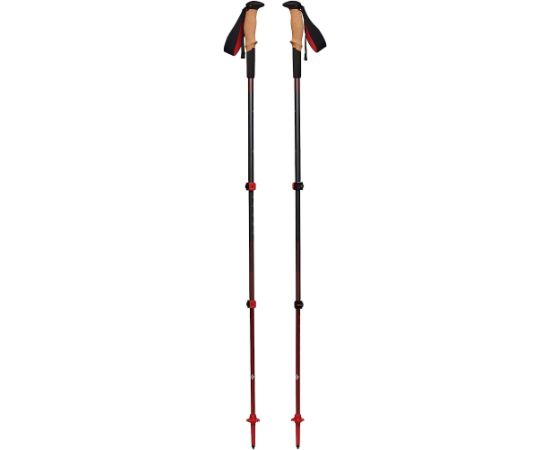 Black Diamond trekking poles Pursuit Shock M/L, fitness device (grey/red, 1 pair, 125-140 cm)