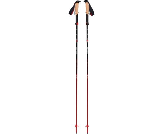 Black Diamond trekking poles Pursuit FLZ S/M, fitness device (black/red, 1 pair, 110-125 cm)