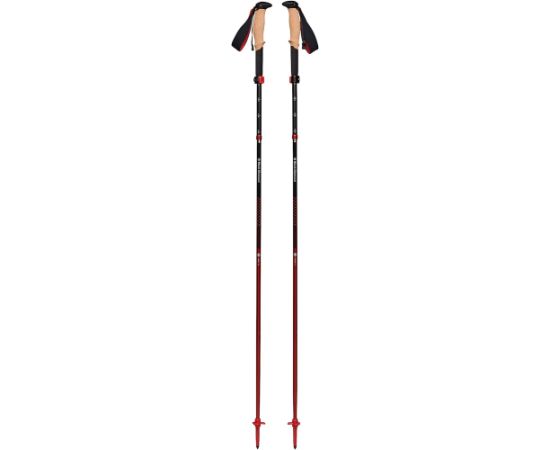 Black Diamond trekking poles Pursuit FLZ M/L, fitness device (black/red, 1 pair, 125-140 cm)