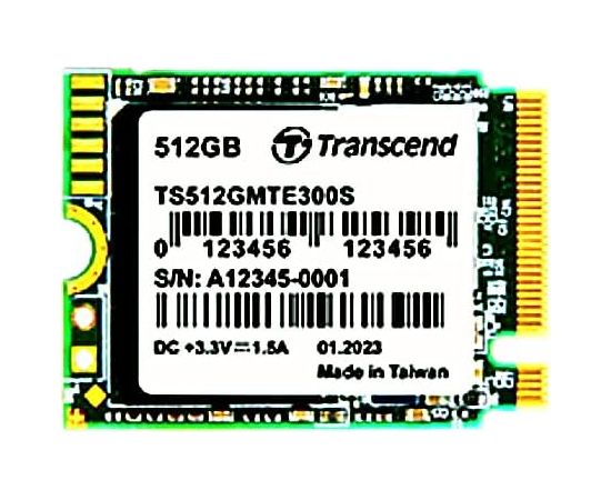 Transcend MTE300S 512GB, SSD (PCIe 3.0 x4, NVMe, M.2 2230)