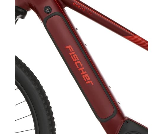 Fischer Die Fahrradmarke FISCHER Bicycle Montis 7.0i (2023), Pedelec (red, 29", 49 cm frame)