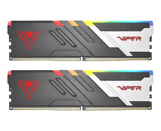 Patriot 32 GB DDR5-7200 Kit, memory (black, PVVR532G720C34K, Viper Venom RGB, XMP)