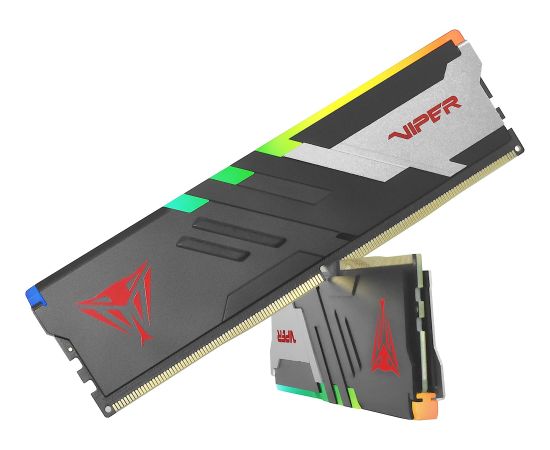 Patriot 32 GB DDR5-7200 Kit, memory (black, PVVR532G720C34K, Viper Venom RGB, XMP)