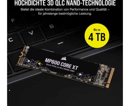 Corsair MP600 Core XT 1 TB, SSD (Black, PCIe 4.0 X4, NVME 1.4, M.2 2280)