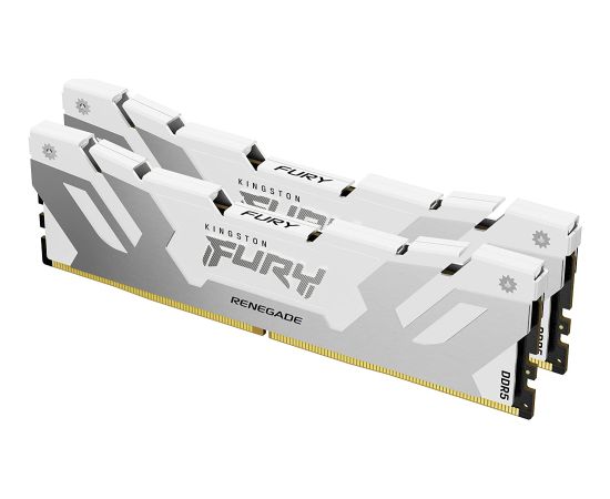 Kingston FURY 16 GB DDR5-6800, memory (white, KF568C36RW-16, Renegade, XMP)