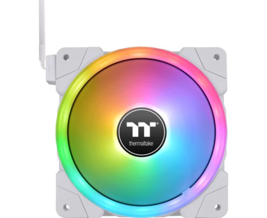 Thermaltake SWAFAN EX14 RGB PC Cooling Fan White TT Premium Edition, case fan (white, pack of 3, incl. controller)