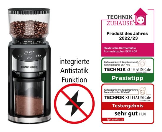 Rommelsbacher coffee grinder EKM 400 (black/silver)