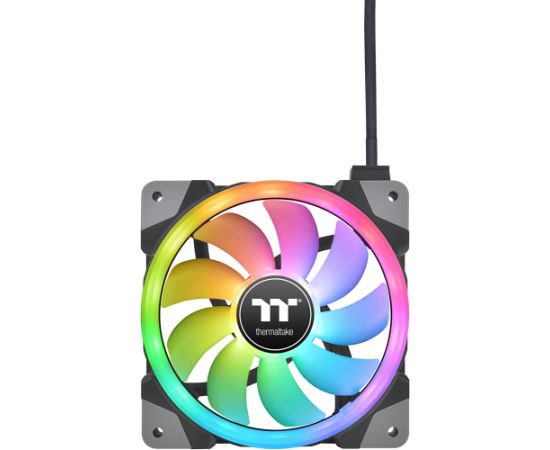 Thermaltake SWAFAN EX14 RGB PC Cooling Fan TT Premium Edition, case fan (black, pack of 3, incl. controller)