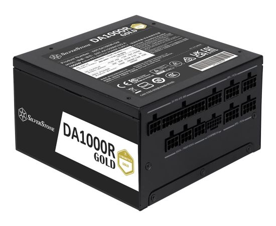 SilverStone SST-DA1000R-GM 1000W, PC power supply (black, 7x PCIe, cable management, 1000 watts)