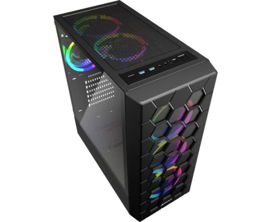 Sharkoon RGB HEX, tower housing (black, tempered glass side panel)