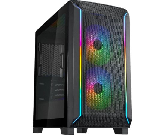 SilverStone SST-FA312Z-BG, Tower Case (black, Tempered Glass)