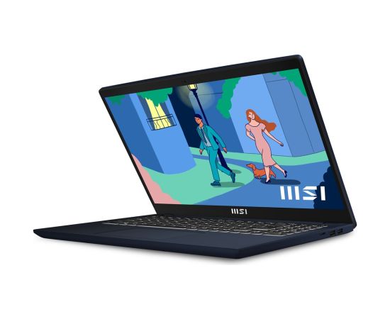 MSI Modern 15 B12MO-640PL Laptop 39.6 cm (15.6") Full HD Intel® Core™ i5 i5-1235U 16 GB DDR4-SDRAM 512 GB SSD Wi-Fi 6 (802.11ax) Windows 11 Home Black