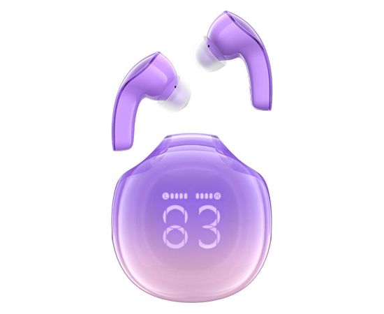 Earphones TWS Acefast T9, Bluetooth 5.3, IPX4 (grape purple)