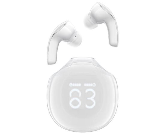 Earphones TWS Acefast T9, Bluetooth 5.3, IPX4 (porcelain white)