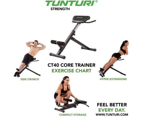 Tunturi New Fitness B.v. Muguras sols CT40 Tunturi