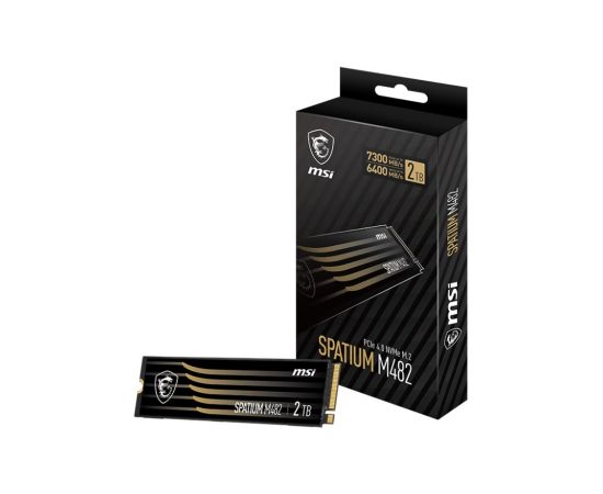 Dysk SSD MSI SPATIUM M482 2TB PCIe 4.0 NVMe M.2 2280 SSD Cietie Diski (Solid state drive)