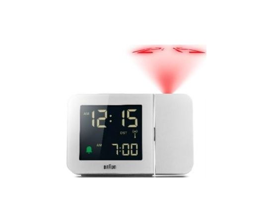 Modinātājs Braun BC 015 W-DCF white Radio Controlled Alarm Clock