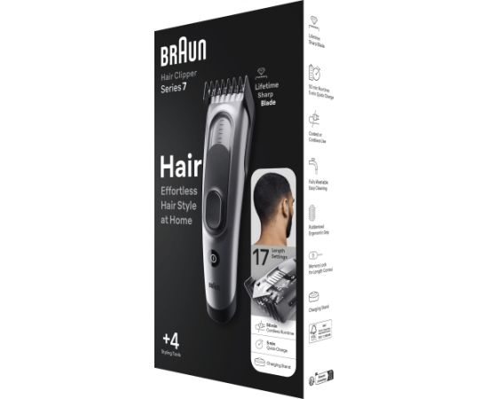 Braun HairClipper Series 7 HC7390 SILVER