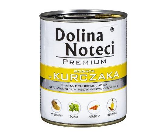 Dolina Noteci DOLINA NOTECI Premium bogata w kurczaka - mokra karma dla psa - 800g